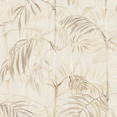 Bamboo Gardens Non-Pasted Wallpaper - A swatch of Bamboo Gardens Unpasted Wallpaper in fog | Tempaper#color_fog