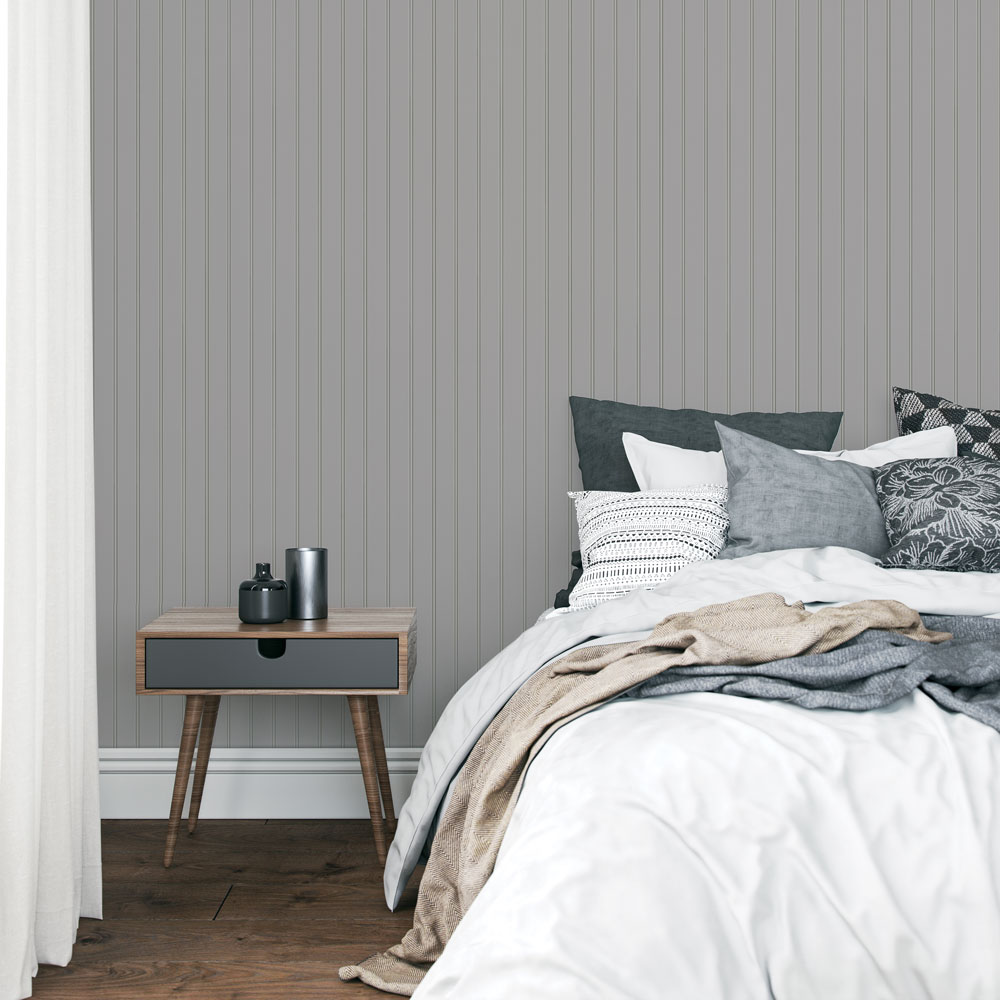 Upgrade Your Space with Beadboard Peel and Stick Wallpaper | Tempaper ...