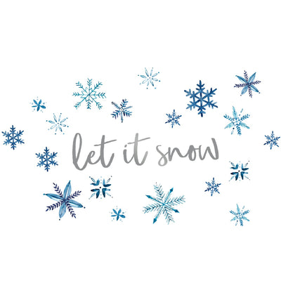 Let It Snow Removable Wall Decal