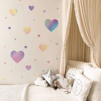 Hearts Removable Wall Decals