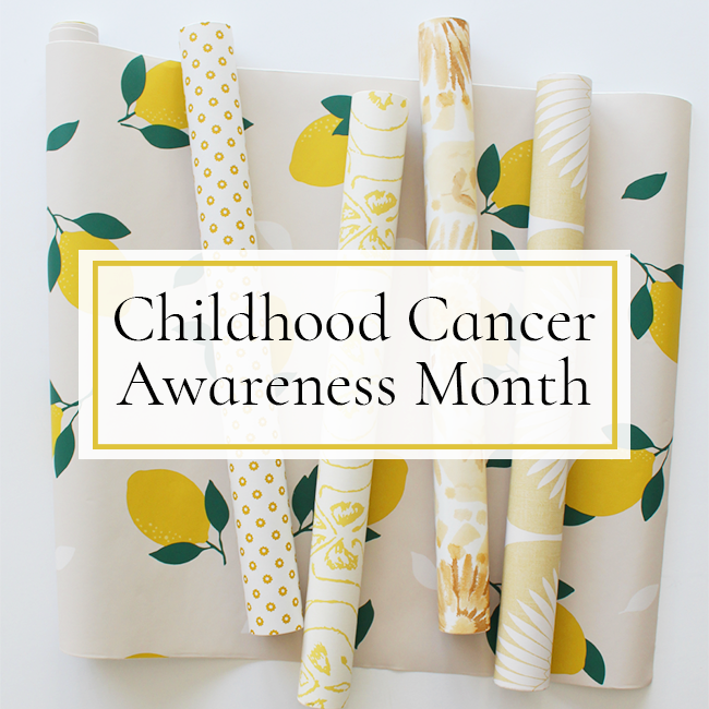 Tempaper Partners with Children’s Cancer Cause for Childhood Cancer Awareness Month