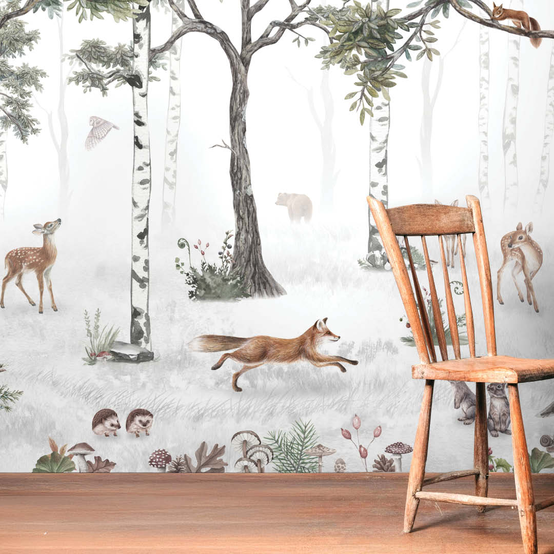 Create Magical Spaces with Storybook Wallpaper and Murals for Kids’ Rooms