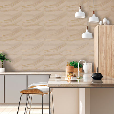 Trend Alert: Realistic Marble Removable Wallpaper That Will Elevate Any Room