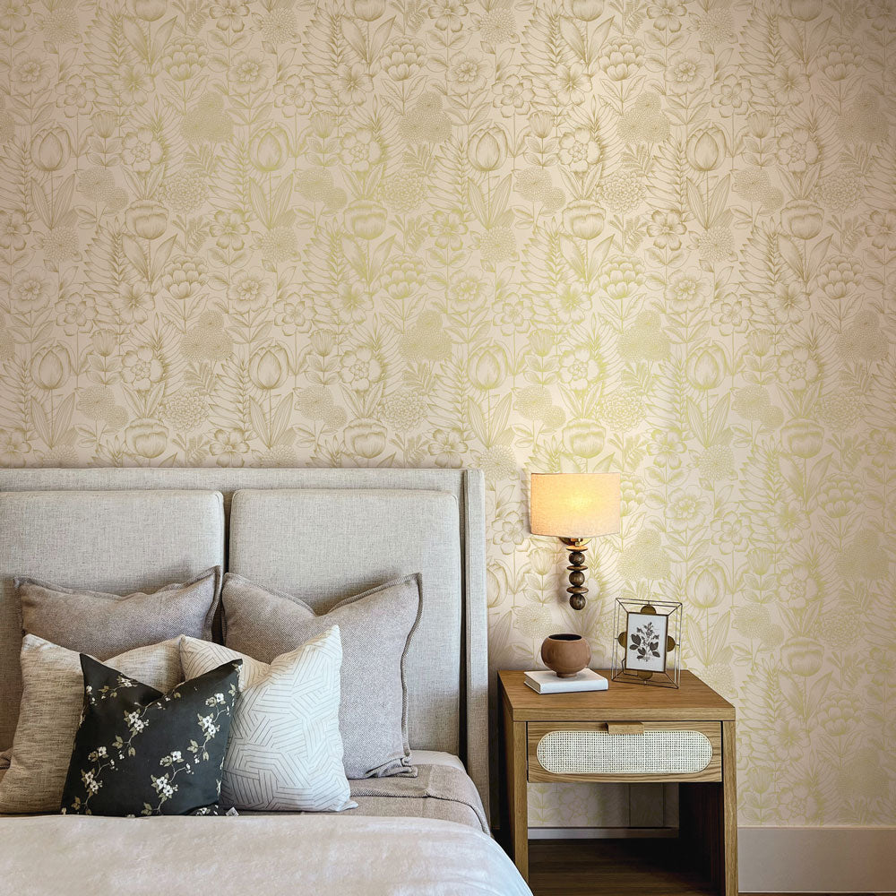 Brighten Your Home with Metallic Wallpaper