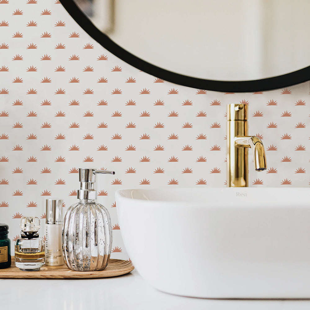 Copper Peel and Stick Wallpaper