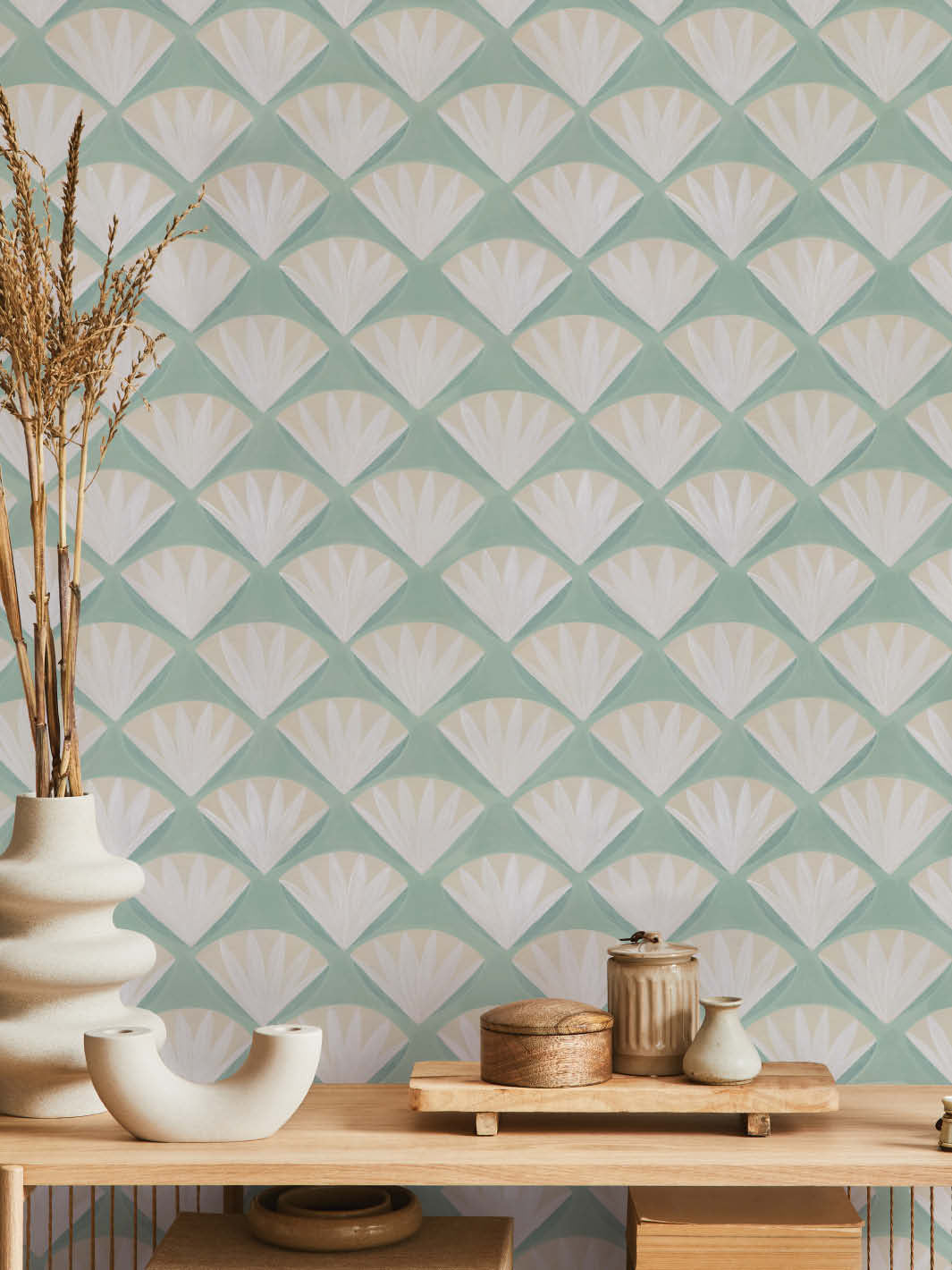 Geometric Flower Pattern Self Adhesive Vinyl Wallpaper by Livettes 3400   Home office design Interior Home