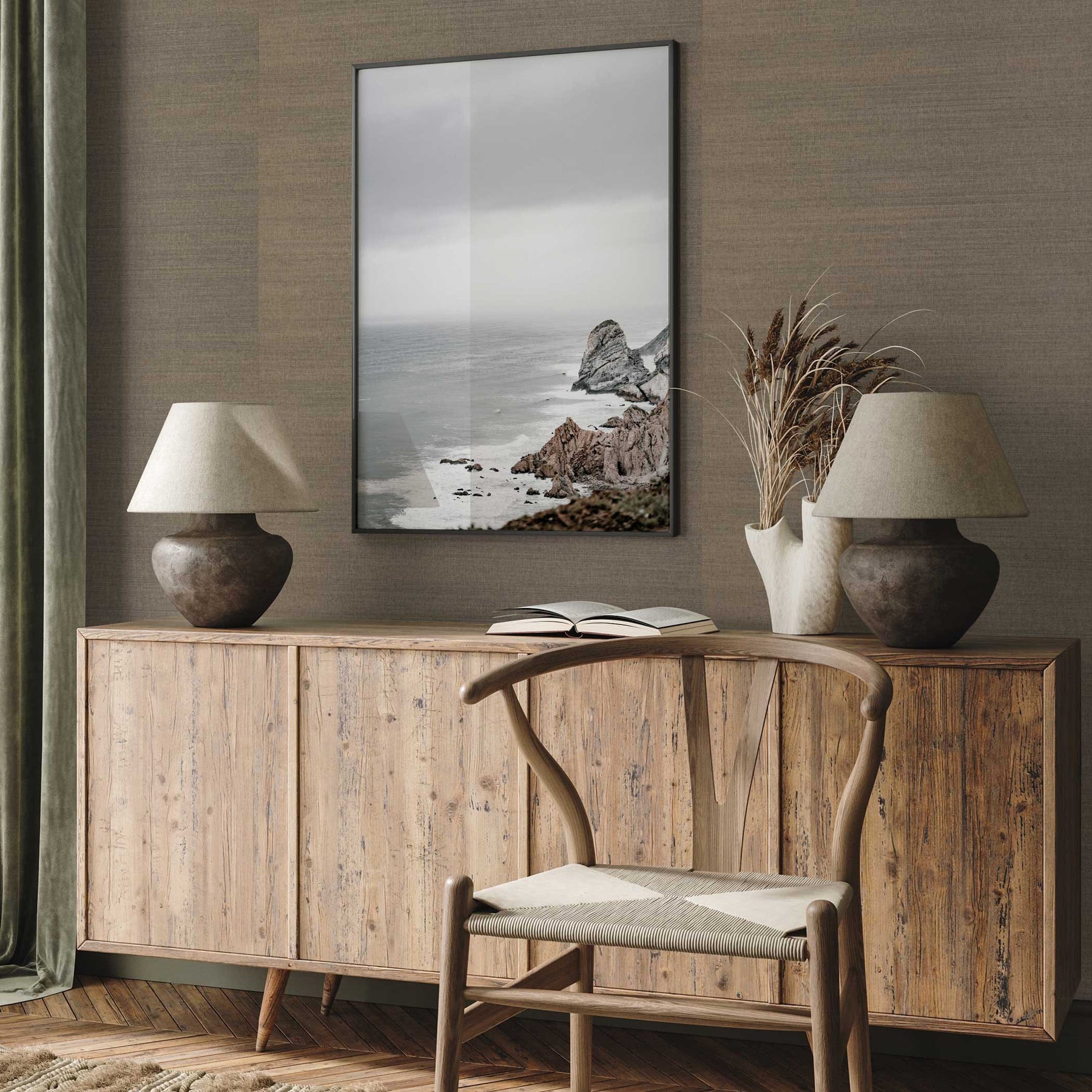 Handwoven Metallic Sisal Grasscloth Wallpaper – Tempaper