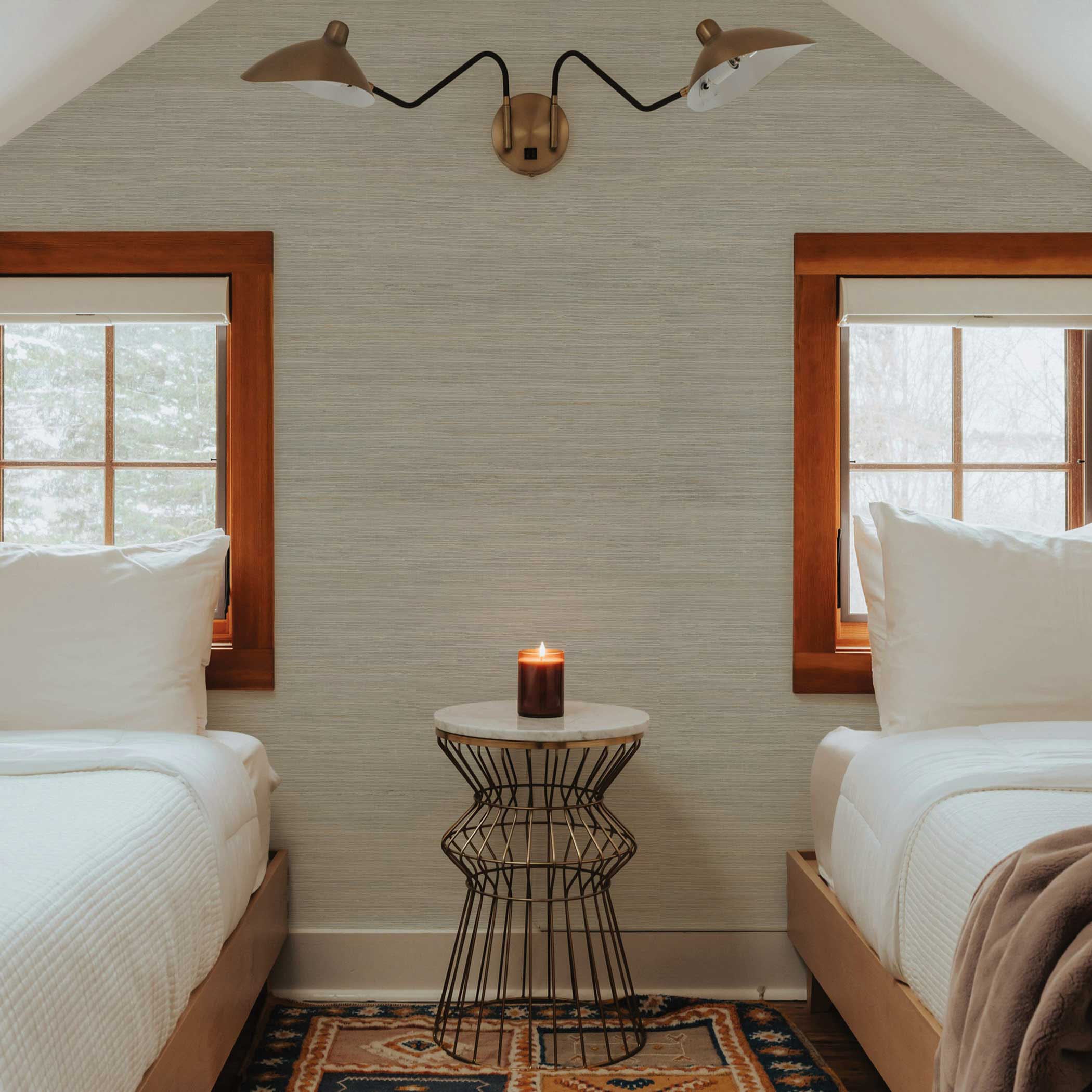 Fine Weave Hemp Authentic Grasscloth Wallpaper – Tempaper