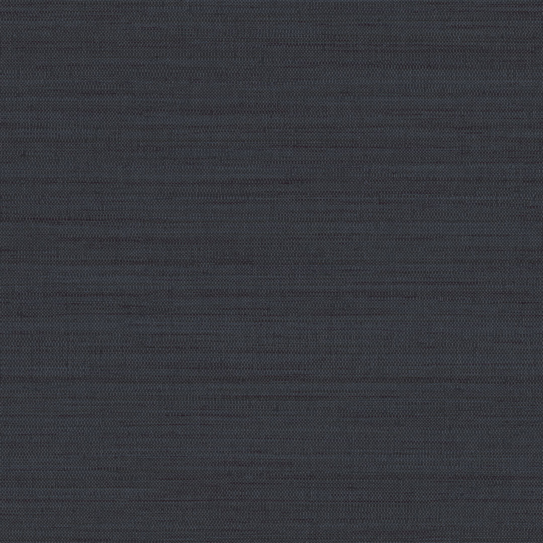 Faux Horizontal Grasscloth Removable Wallpaper - A swatch of Faux Horizontal Grasscloth Peel And Stick Wallpaper in textured navy | Tempaper#color_textured-navy