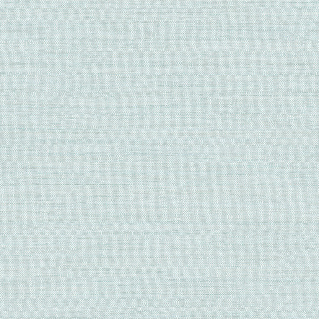 Faux Horizontal Grasscloth Removable Wallpaper - A swatch of Faux Horizontal Grasscloth Peel And Stick Wallpaper in textured seaglass | Tempaper#color_textured-seaglass