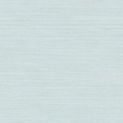 Faux Horizontal Grasscloth Removable Wallpaper - A swatch of Faux Horizontal Grasscloth Peel And Stick Wallpaper in textured seaglass | Tempaper#color_textured-seaglass