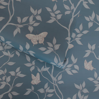 Monarch Non-Pasted Wallpaper - A roll of Monarch Unpasted Wallpaper in spruce | Tempaper#color_spruce