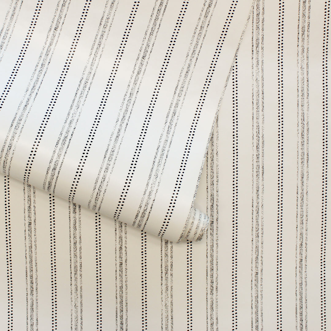 Nautical Stripe Removable Wallpaper - A wallpaper roll of Tempaper's Nautical Stripe Peel And Stick Wallpaper | Tempaper