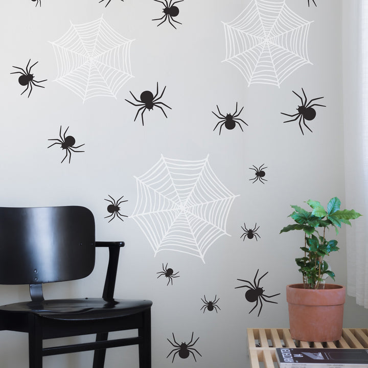 Spider Webs Removable Wall Decals