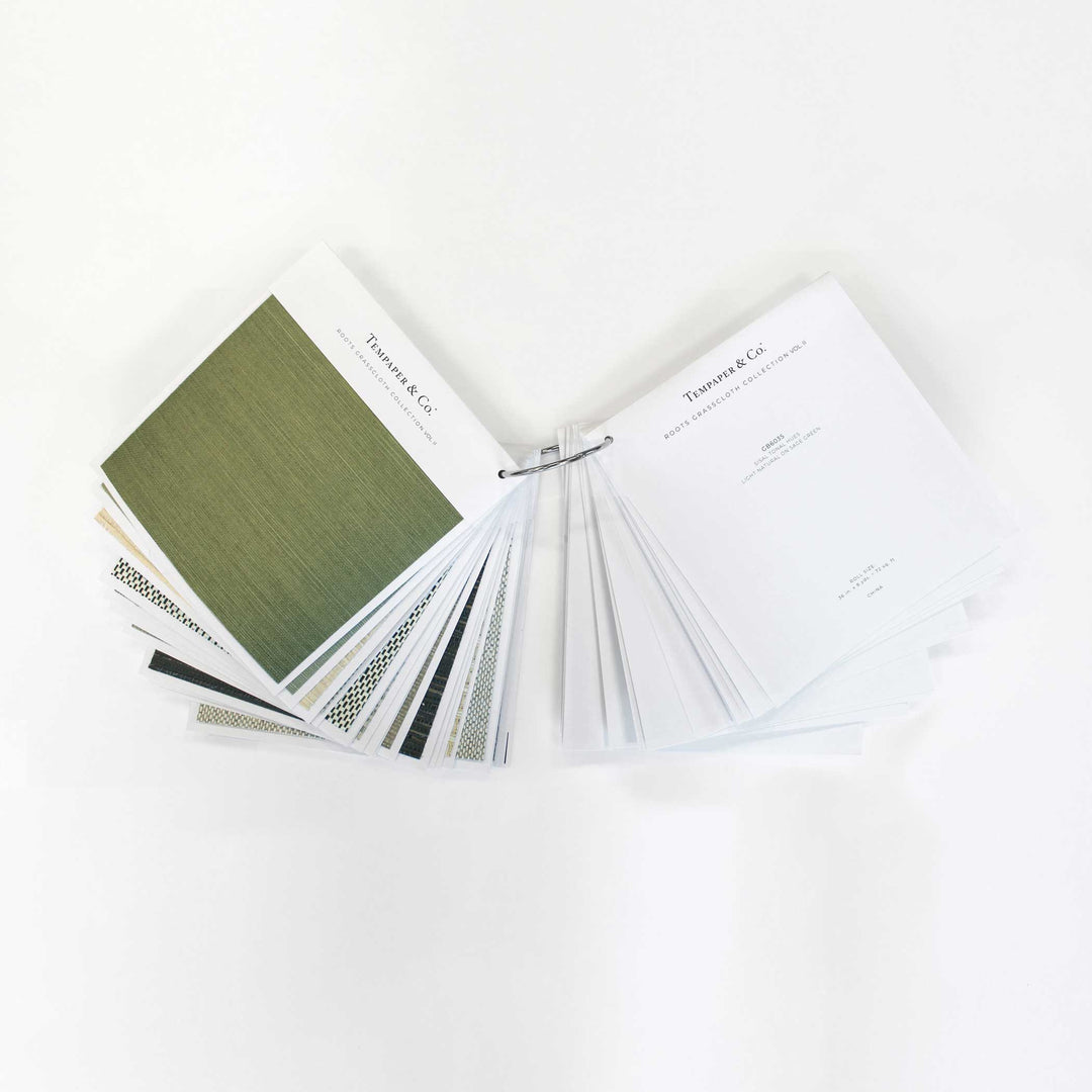 Premium Authentic Grasscloth Sample Ring