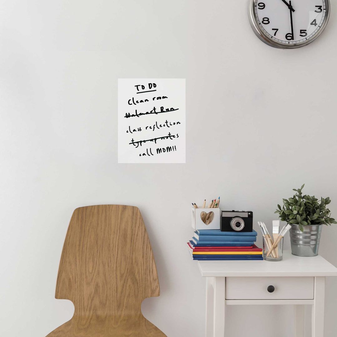 Dry Erase Peel and Stick Message Board