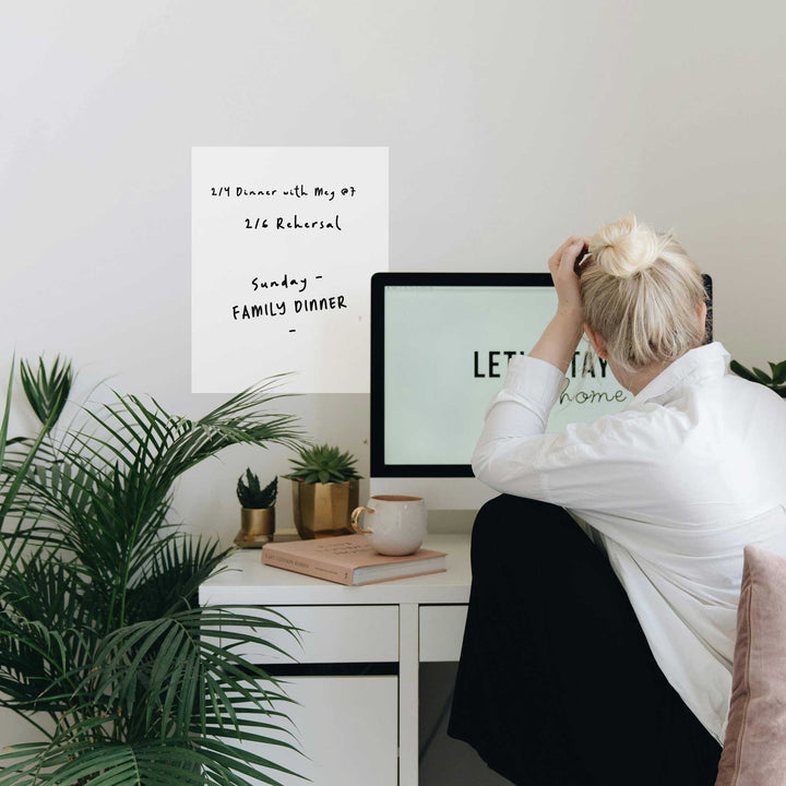 Dry Erase Peel and Stick Message Board