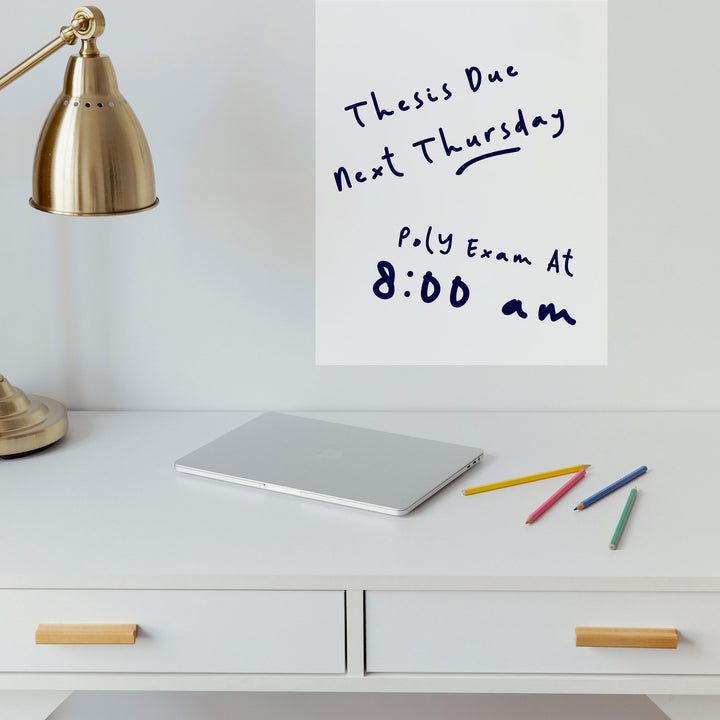 Dry Erase Peel and Stick Message Board
