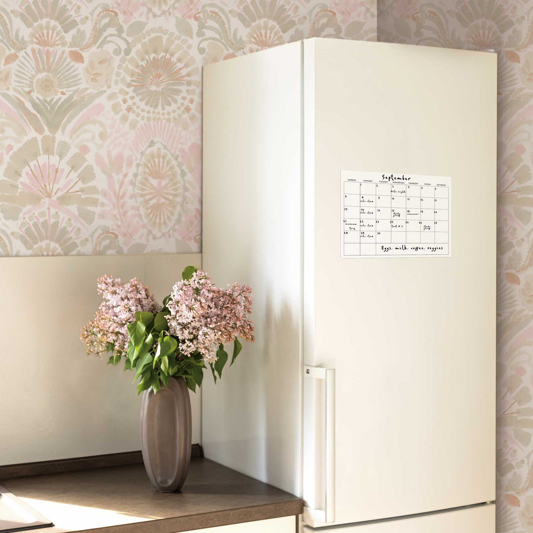 Dry Erase Peel and Stick Monthly Calendar