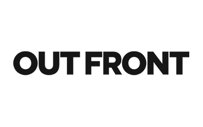 OUT FRONT LOGO