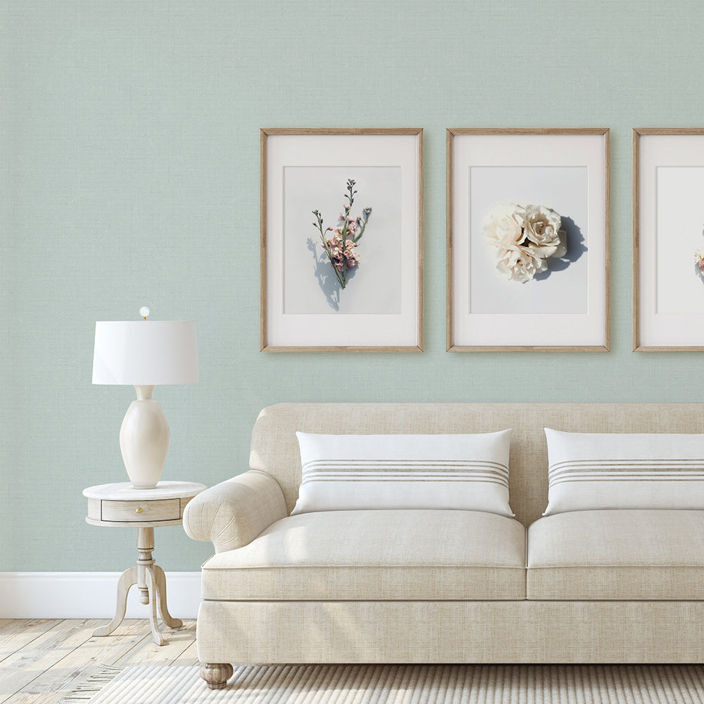 Faux Burlap Peel and Stick Wallpaper