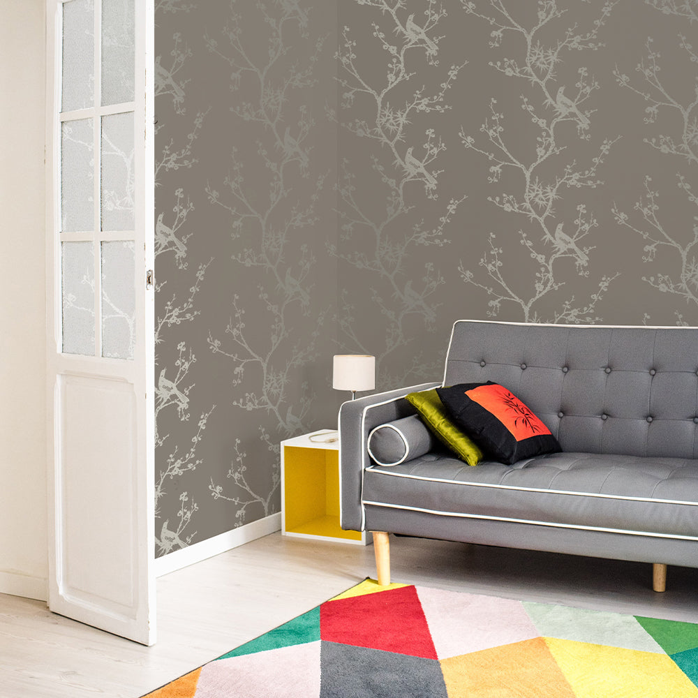 Cynthia Rowley Bird Watching Peel and Stick Wallpaper Tempaper Tempaper & Co.