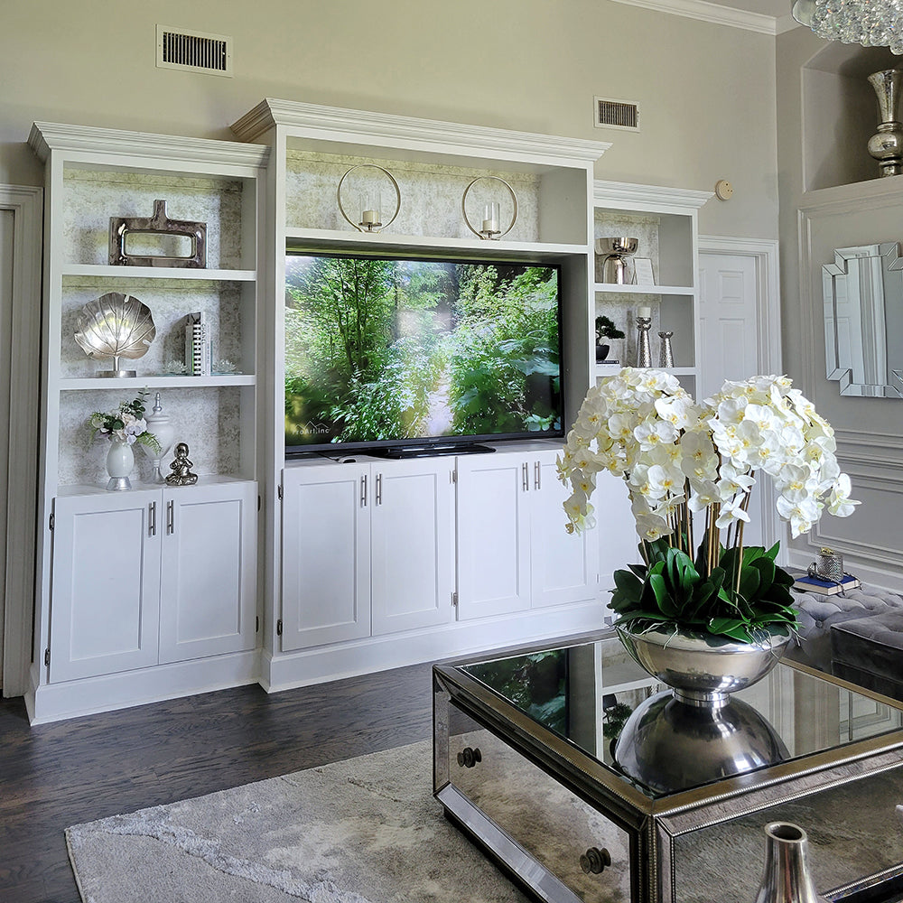 Distressed Wallpaper Room