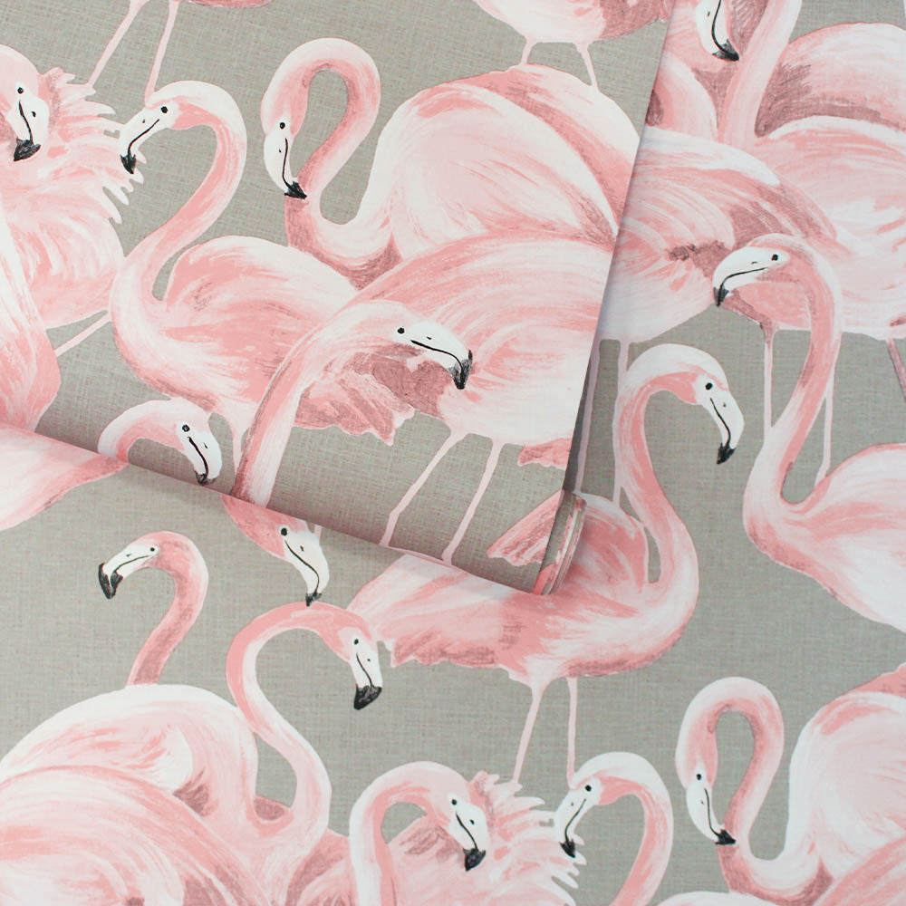 Flamingo Peel And Stick Wallpaper | Tempaper & Co.