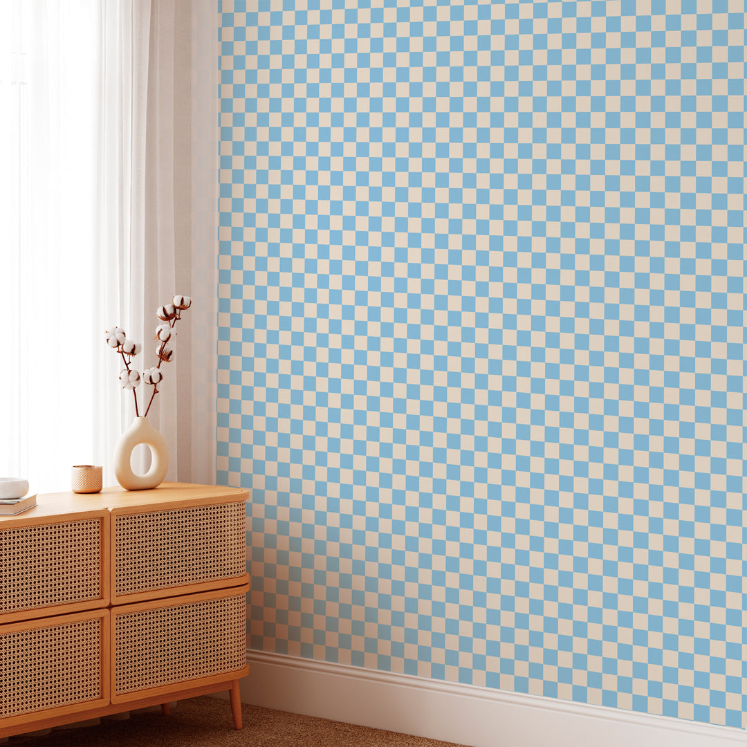 Classic Checkered Wallpaper - Peel And Stick Wallpaper by Tempaper –  Tempaper & Co.
