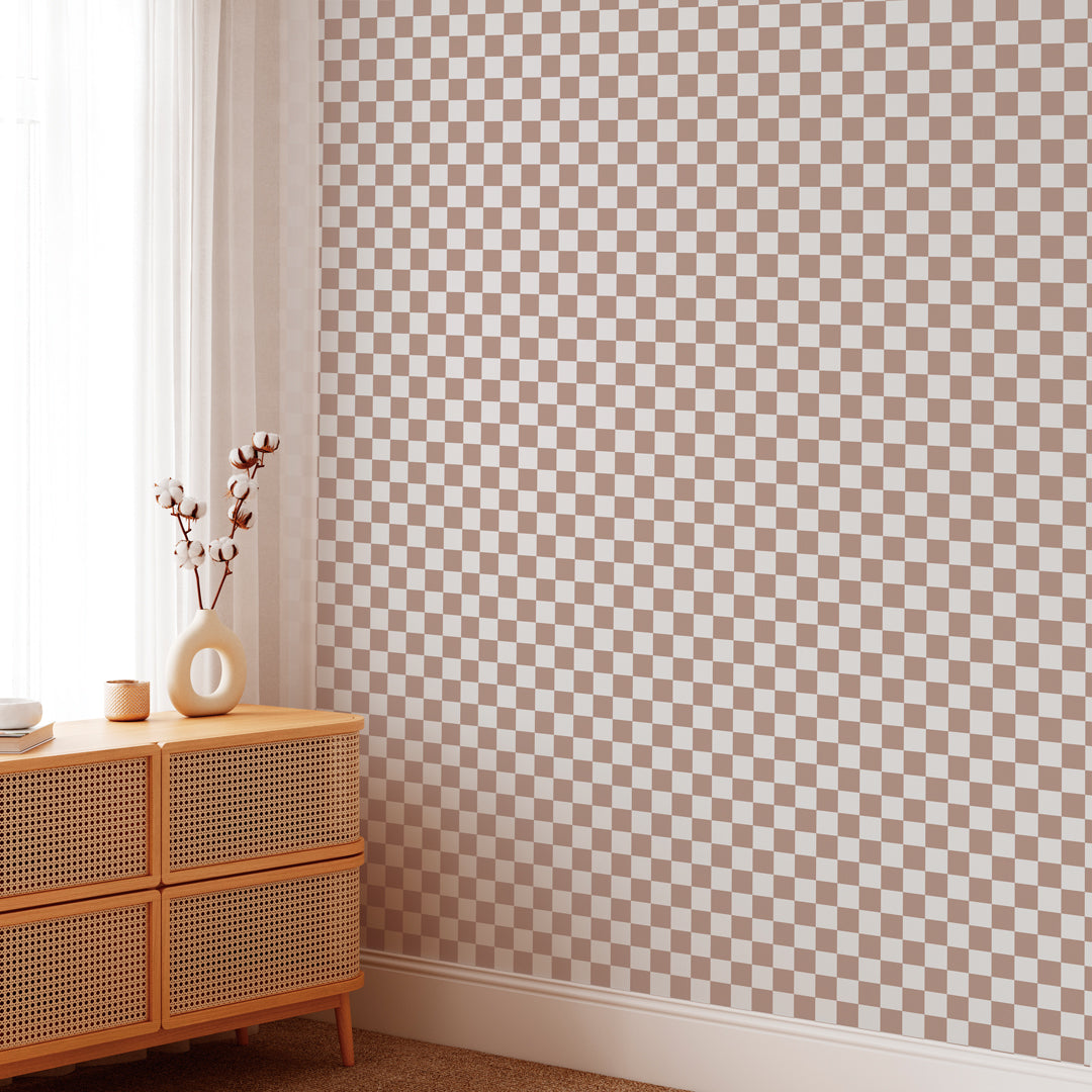 Classic Checkered Wallpaper - Peel And Stick Wallpaper by Tempaper –  Tempaper & Co.