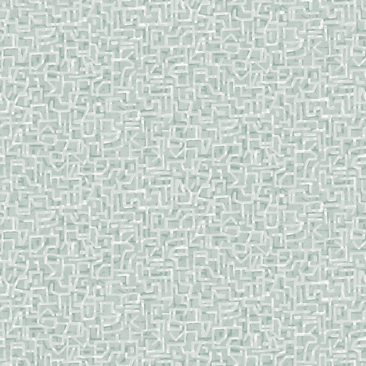 Glyph Geo Non-Pasted Wallpaper - A swatch of Glyph Geo Unpasted Wallpaper in mint geo | Tempaper#color_mint-geo