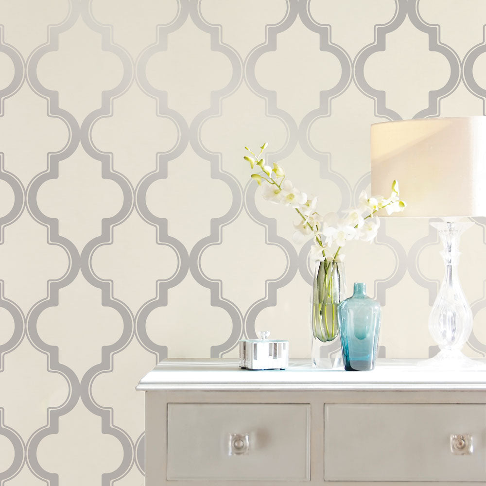 #color_cream-and-metallic-silver-arabesque