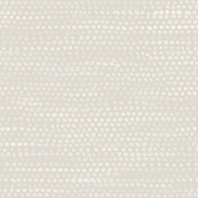 Moire Dots Removable Wallpaper - A swatch of Tempaper's Moire Dots Peel And Stick Wallpaper in pearl grey dots | Tempaper#color_pearl-grey-dots