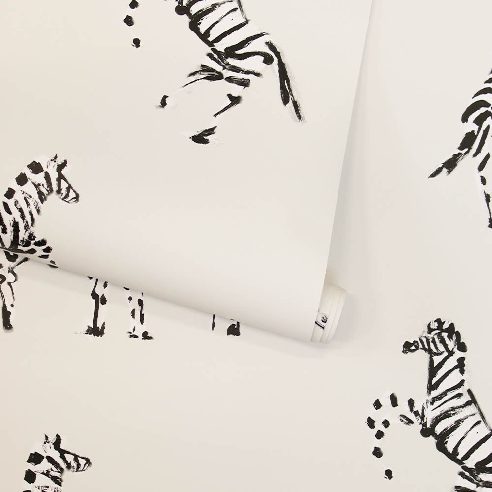 Zebras In Love Peel And Stick Wallpaper By Novogratz