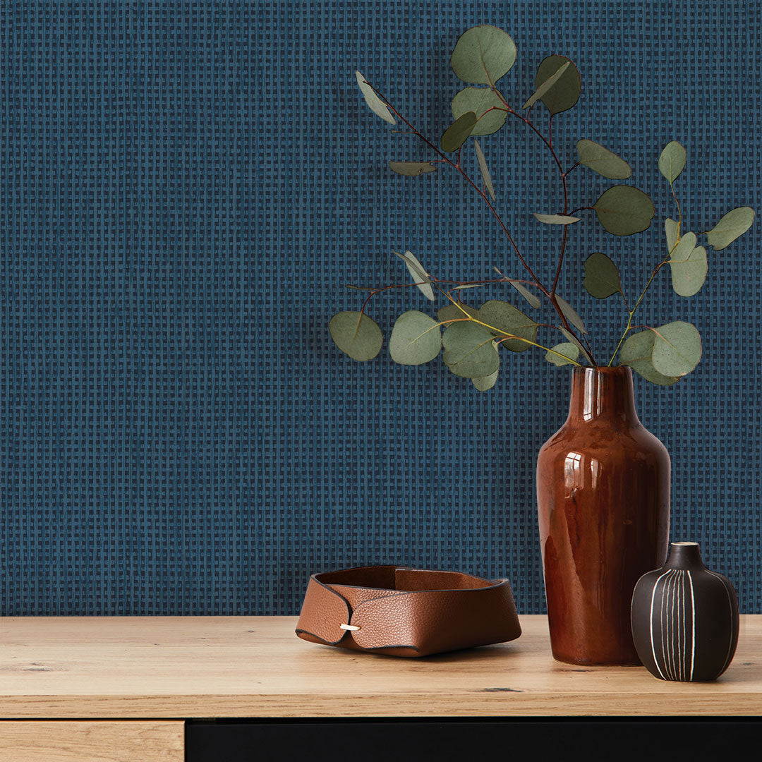 Rattan Burnt Orange Wallpaper | Willow Collection | 1838 Wallcoverings