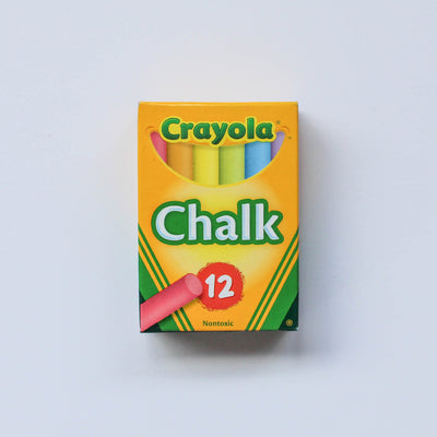 An image of Crayola's Chalk in various colors.