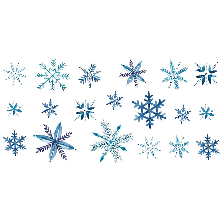 Snow Flakes Removable Wall Decal