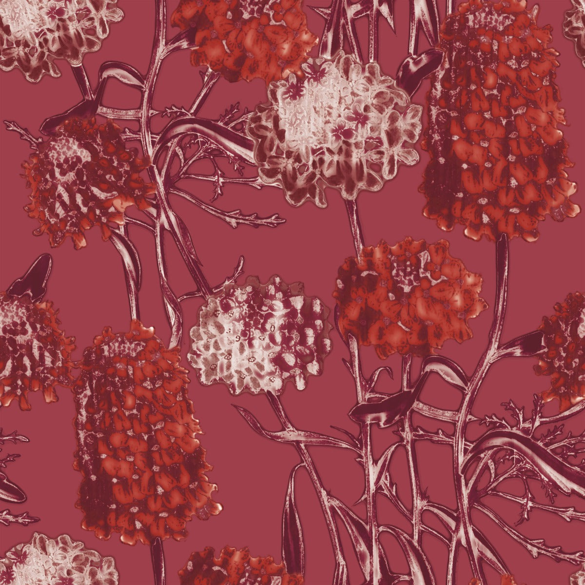 Hydrangea Peel And Stick Wallpaper