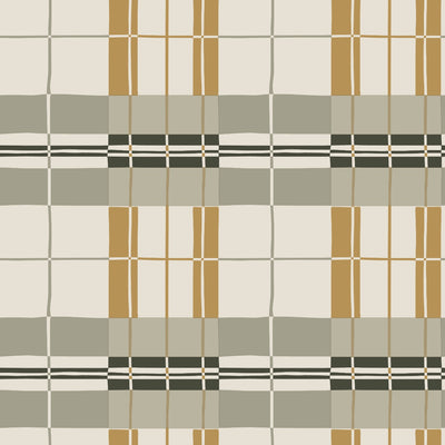 Paired Back Plaid Peel And Stick Wallpaper By Novogratz