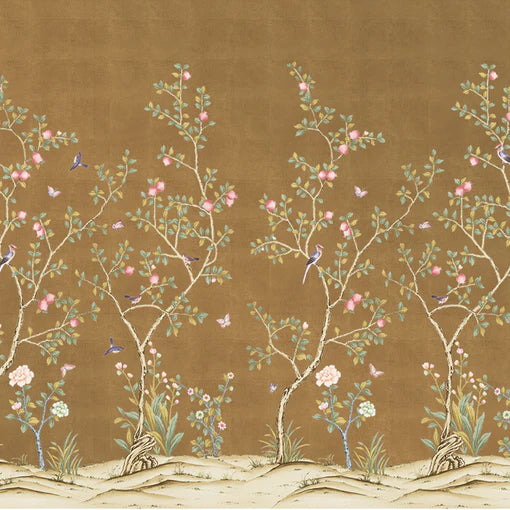 Pomegranate Chinoiserie Peel And Stick Wall Murals | Tempaper & Co.