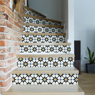 Soleil Removable Wallpaper - Stairs featuring Soleil Peel And Stick Wallpaper | Tempaper