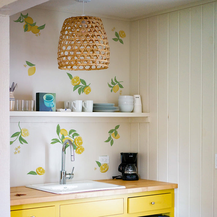 Lemon Removable Wall Decal Set