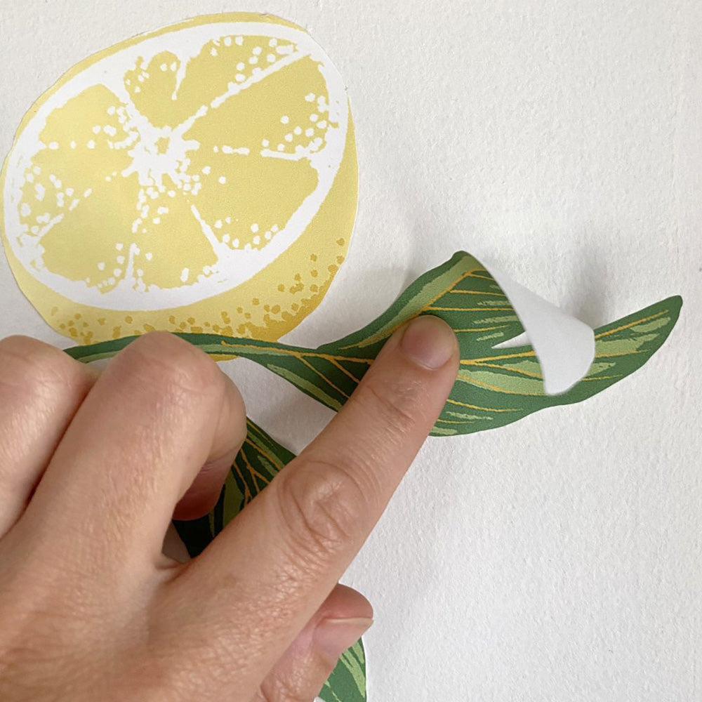 Lemon Removable Wall Decal Set