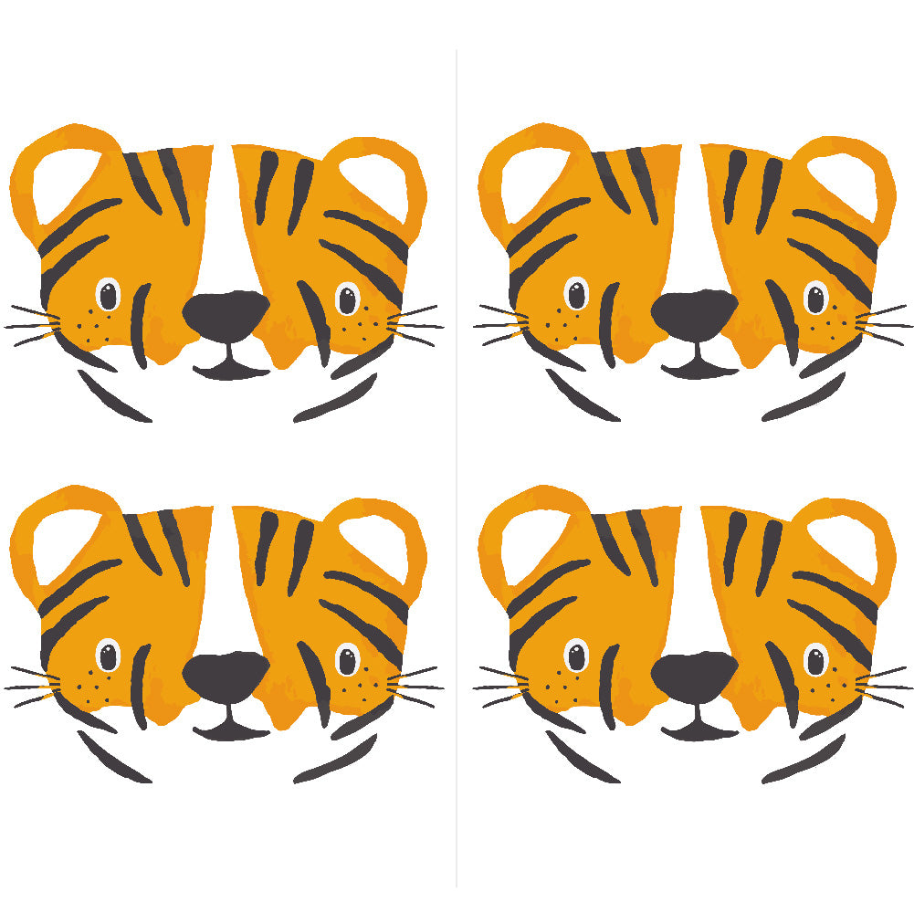 Tiger Cubs Removable Wall Decals