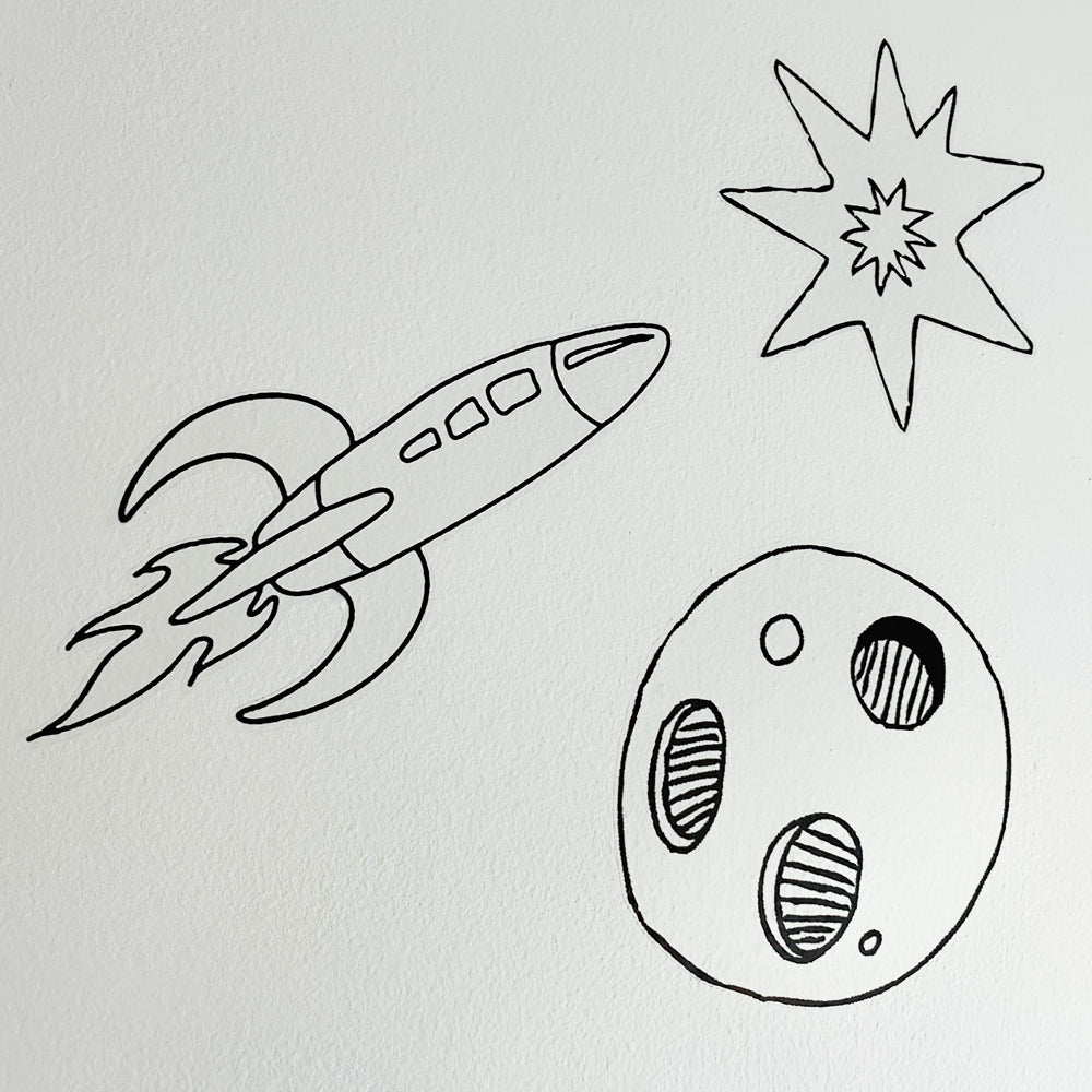 Outer Space Wall Decals