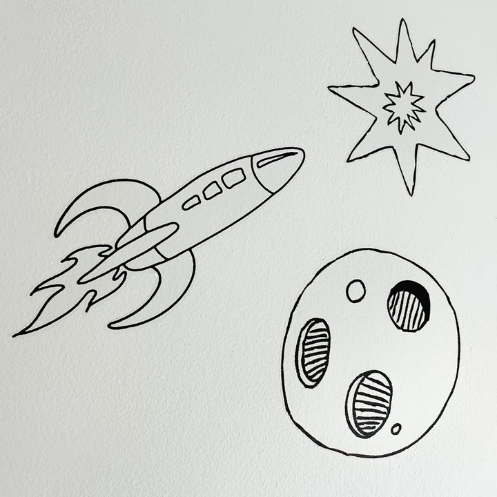 Outer Space Wall Decals