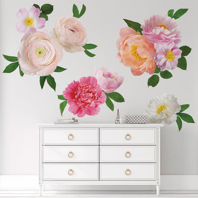 Large Flower Removable Wall Decals