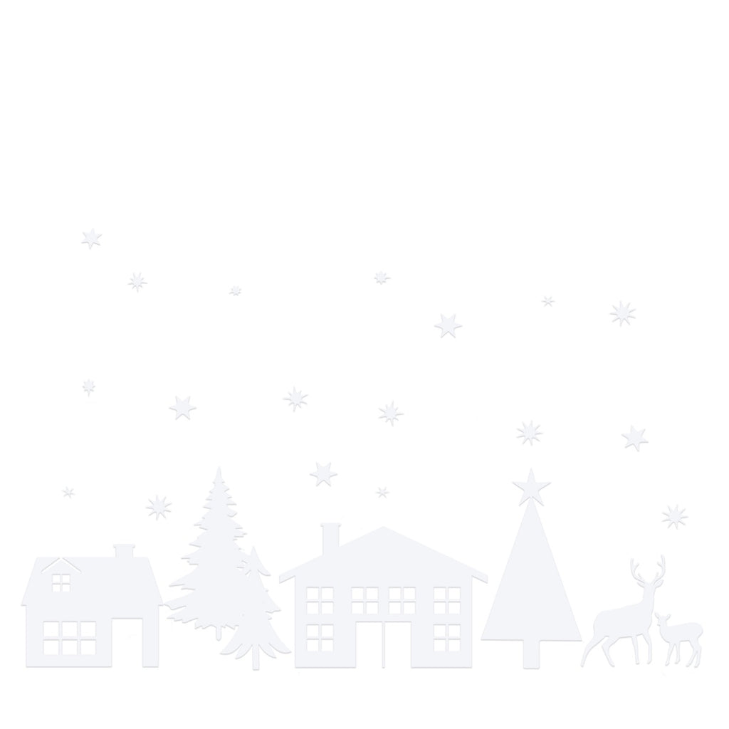 Scandinavian Holiday Removable Wall Decal