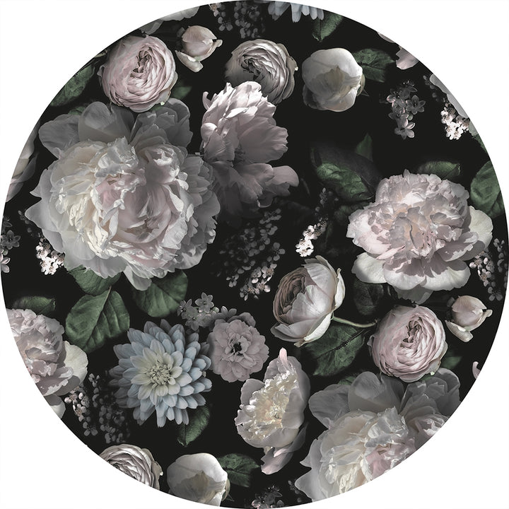 Moody Floral Vinyl Floor Mat