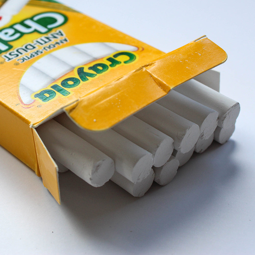 White Crayola Chalk - Anti-Dust Chalk-  – Tempaper & Co.
